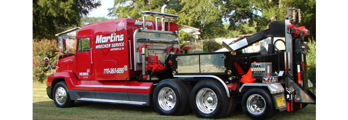 Heavy duty truck towing